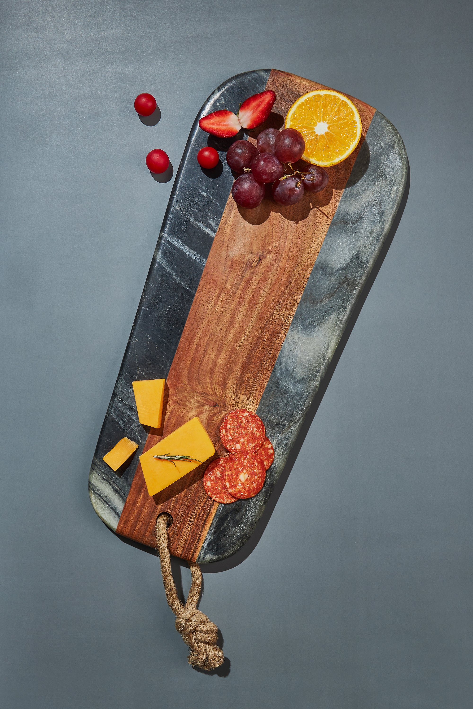 Gray wood store cutting board