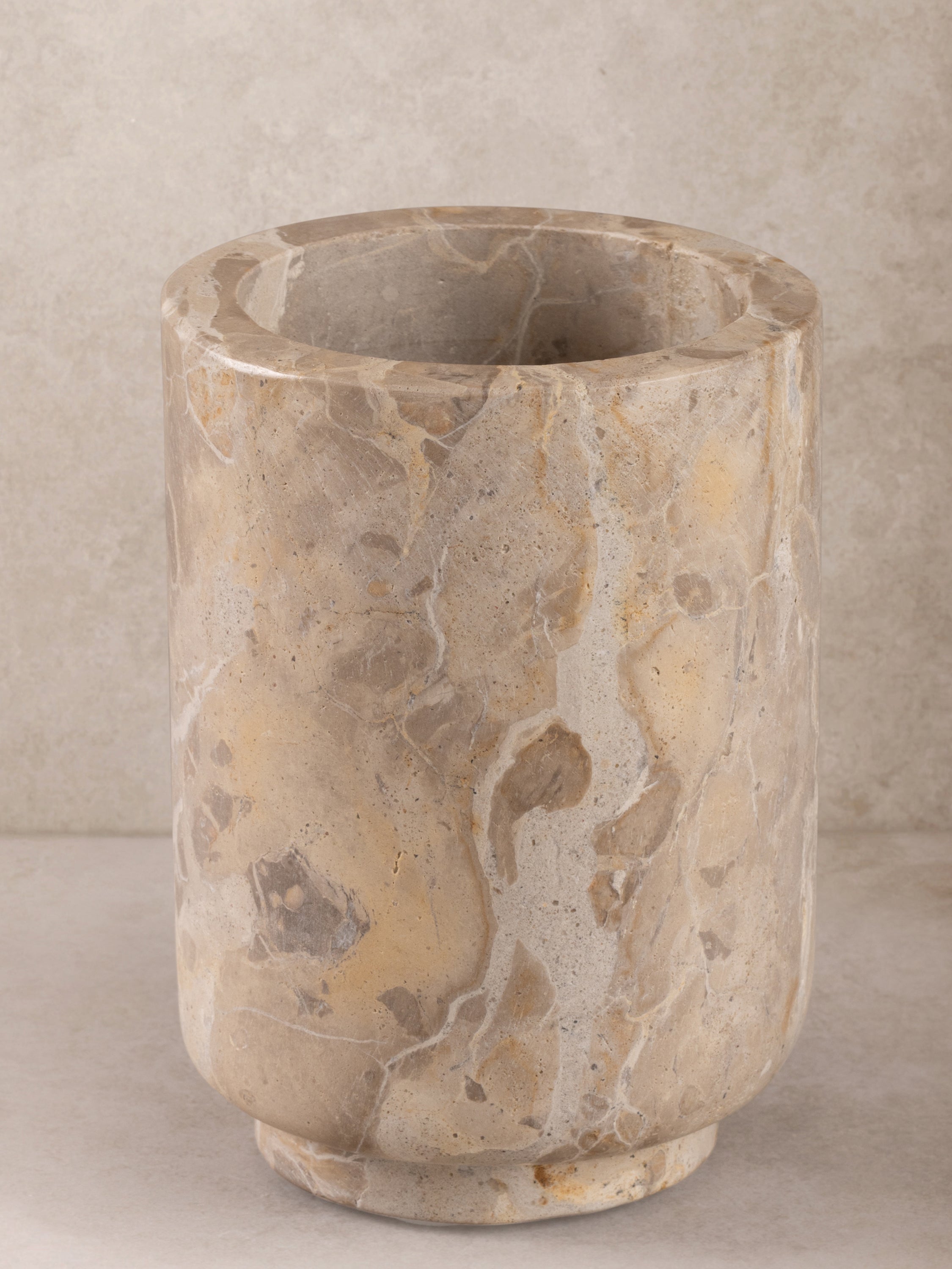 Luxurious Brown Onyx Marble Wine Chiller – Keeps your wine cool in style
