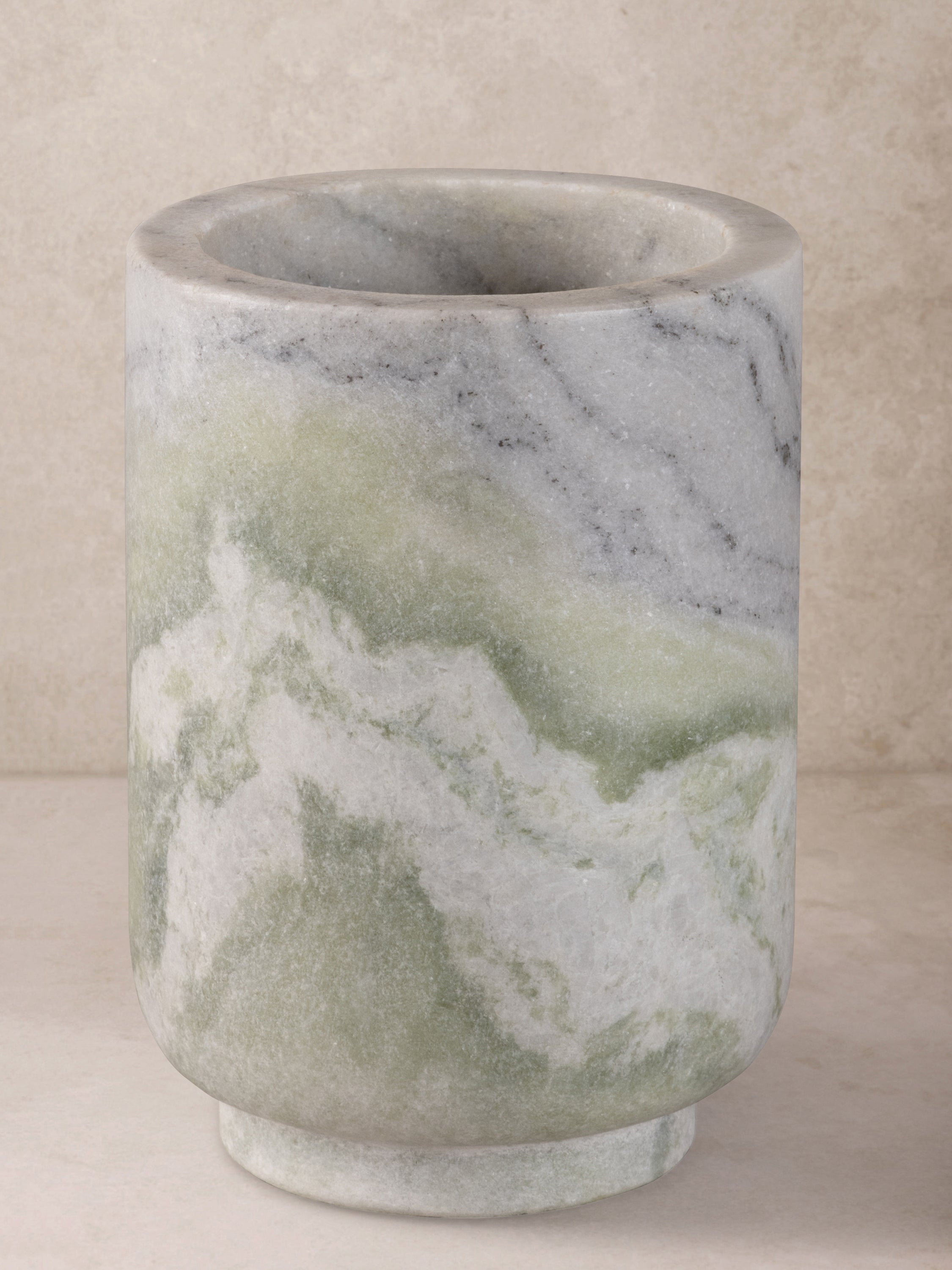 Elegant Green Onyx Marble Wine Chiller – Perfect for keeping your wine at the ideal temperature