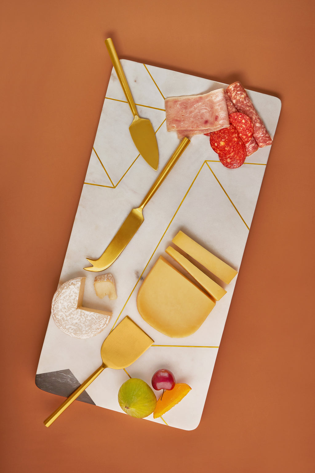 Modena White Marble Cheese Knives, Set of 3 – GAURI KOHLI®